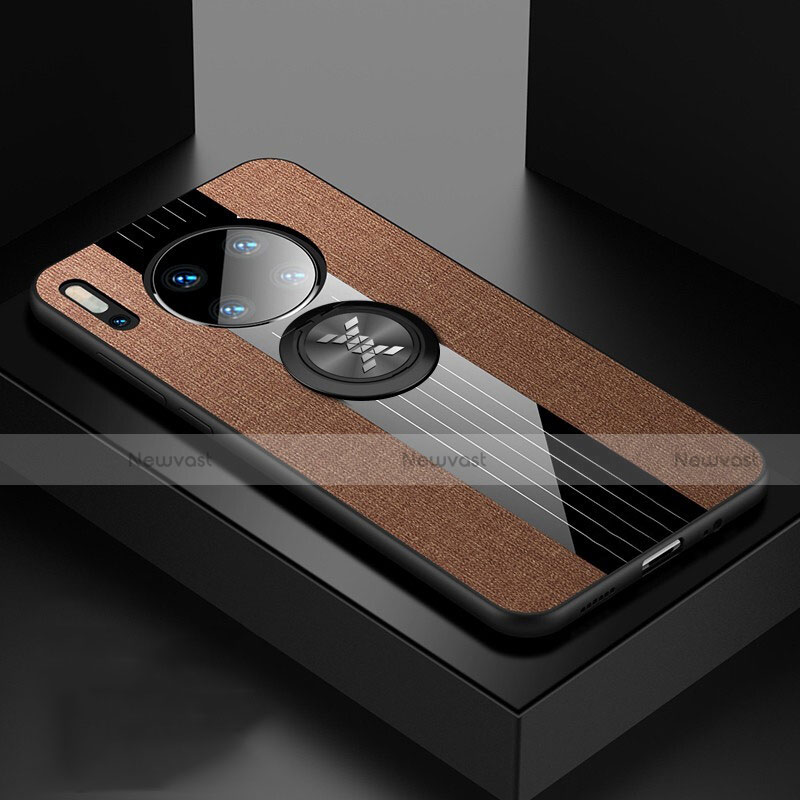 Ultra-thin Silicone Gel Soft Case 360 Degrees Cover C01 for Huawei Mate 30 Pro 5G Brown