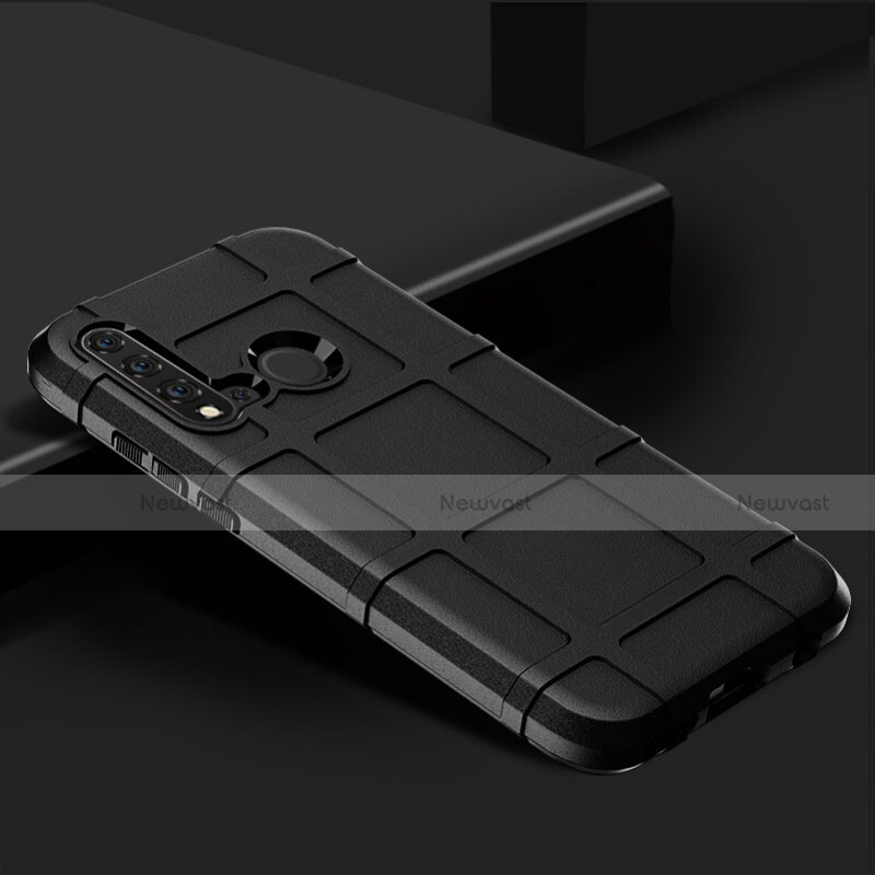 Ultra-thin Silicone Gel Soft Case 360 Degrees Cover C01 for Huawei Nova 5i Black