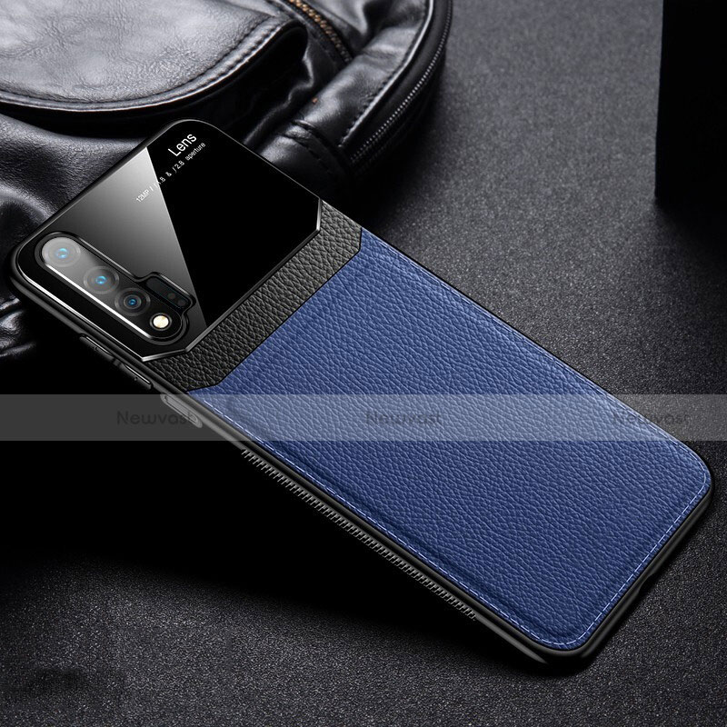 Ultra-thin Silicone Gel Soft Case 360 Degrees Cover C01 for Huawei Nova 6 Blue