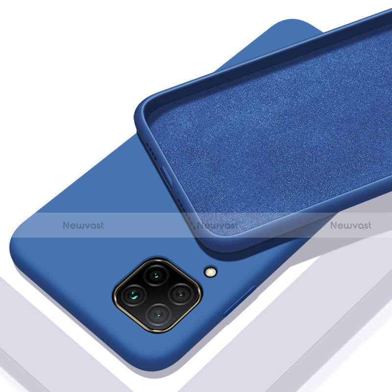 Ultra-thin Silicone Gel Soft Case 360 Degrees Cover C01 for Huawei Nova 6 SE Blue