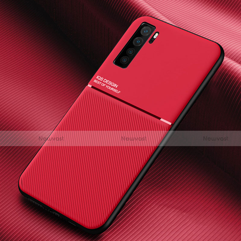 Ultra-thin Silicone Gel Soft Case 360 Degrees Cover C01 for Huawei Nova 7 SE 5G Red