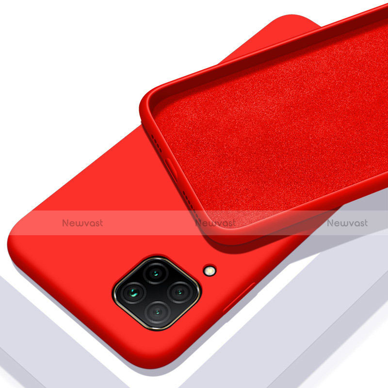 Ultra-thin Silicone Gel Soft Case 360 Degrees Cover C01 for Huawei Nova 7i Red