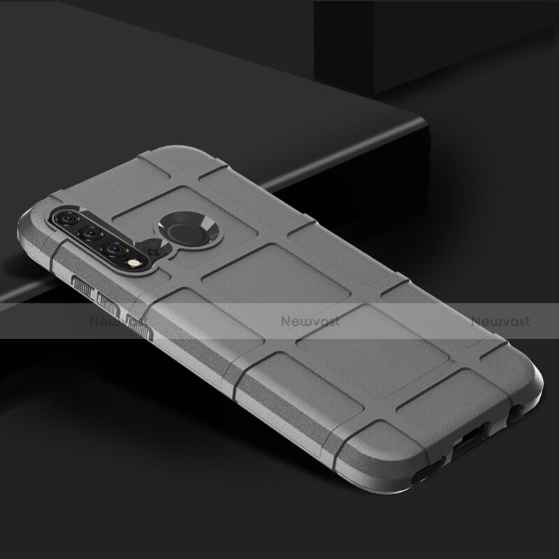 Ultra-thin Silicone Gel Soft Case 360 Degrees Cover C01 for Huawei P20 Lite (2019) Silver