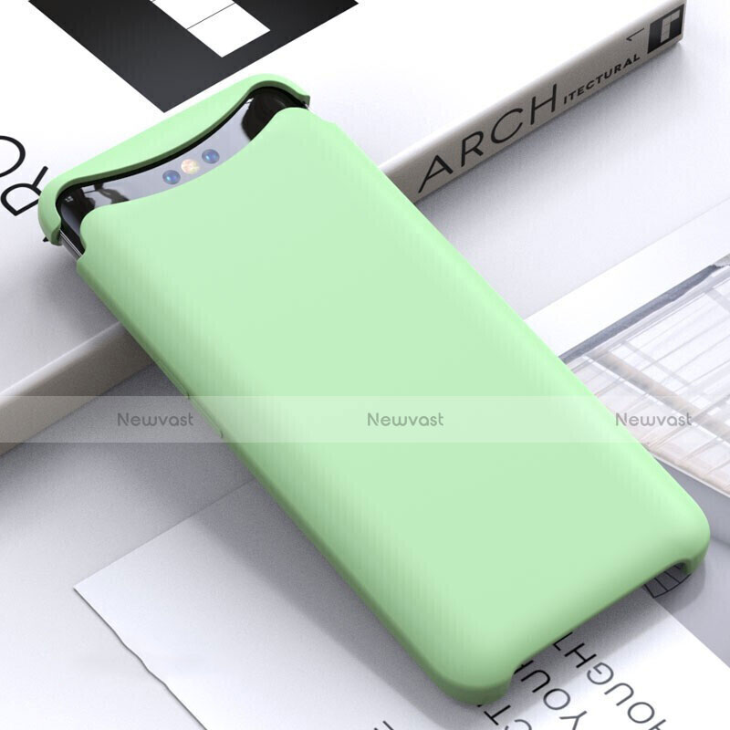 Ultra-thin Silicone Gel Soft Case 360 Degrees Cover C01 for Oppo Find X Green