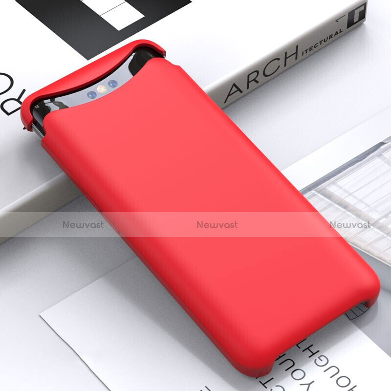 Ultra-thin Silicone Gel Soft Case 360 Degrees Cover C01 for Oppo Find X Super Flash Edition Red