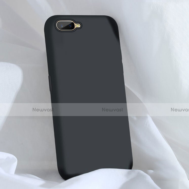 Ultra-thin Silicone Gel Soft Case 360 Degrees Cover C01 for Oppo K1 Black