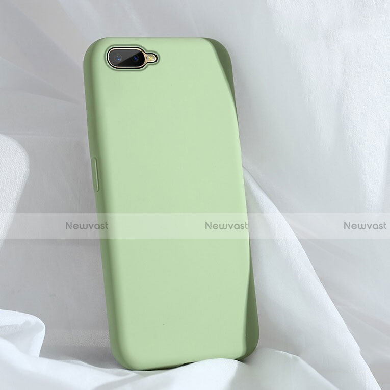 Ultra-thin Silicone Gel Soft Case 360 Degrees Cover C01 for Oppo K1 Green