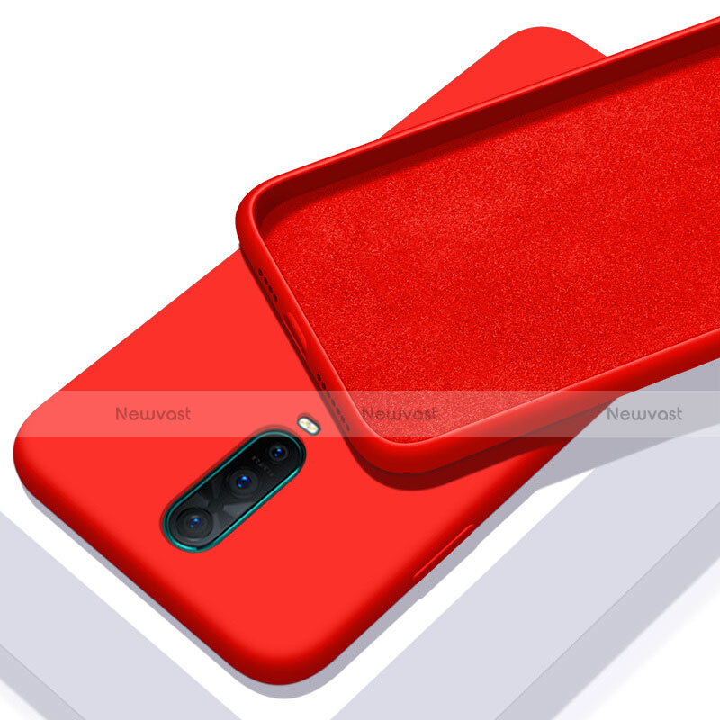 Ultra-thin Silicone Gel Soft Case 360 Degrees Cover C01 for Oppo RX17 Pro Red