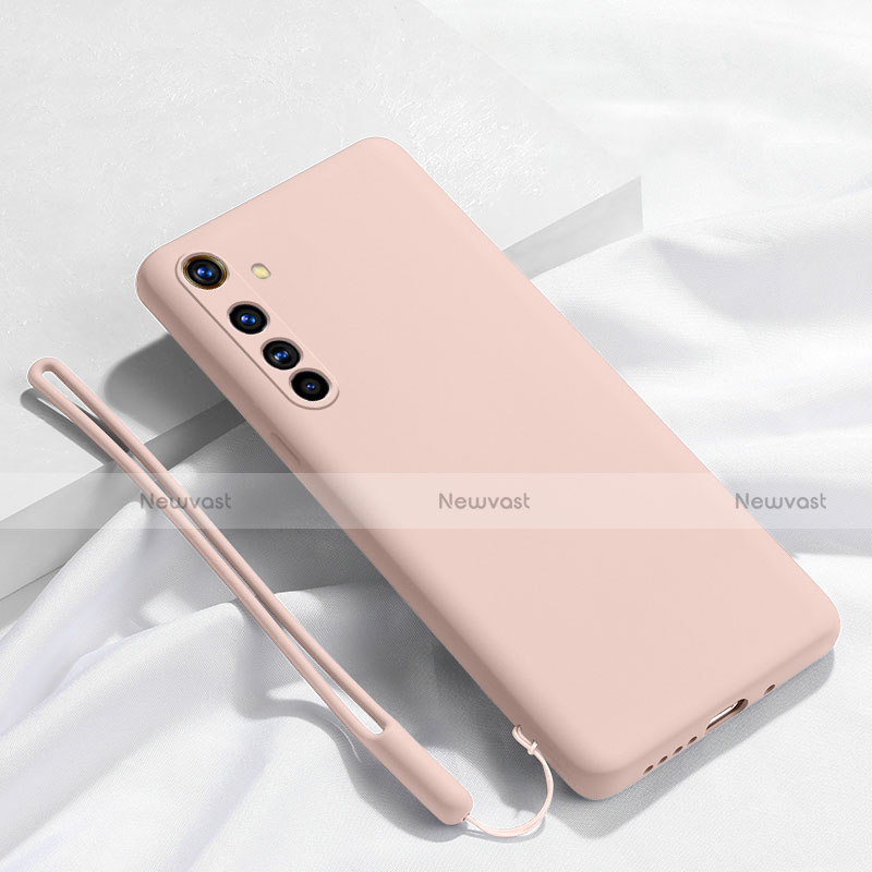 Ultra-thin Silicone Gel Soft Case 360 Degrees Cover C01 for Realme X50 Pro 5G Pink