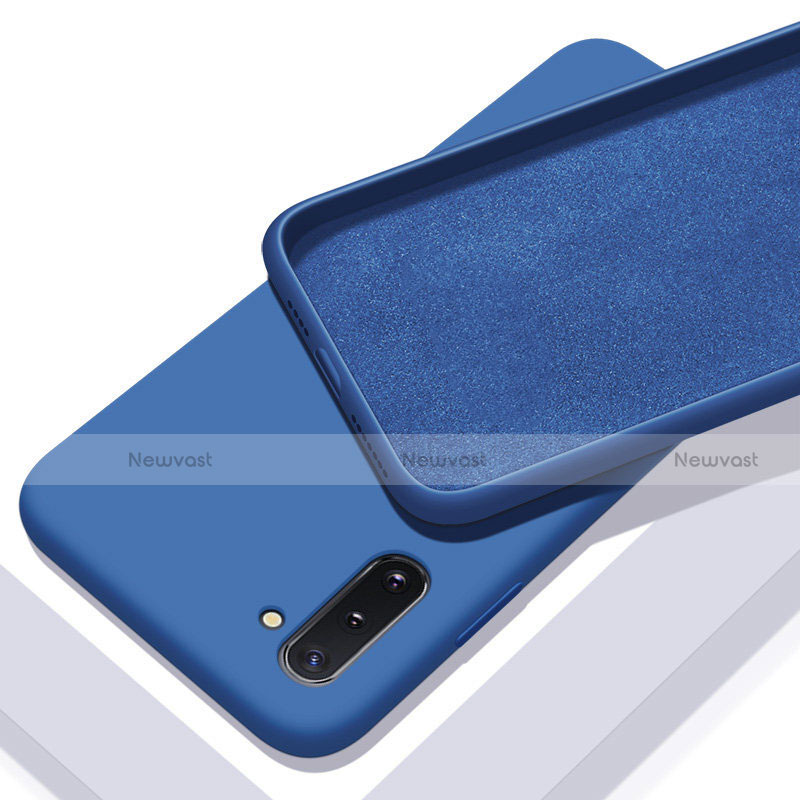 Ultra-thin Silicone Gel Soft Case 360 Degrees Cover C01 for Samsung Galaxy Note 10 Blue