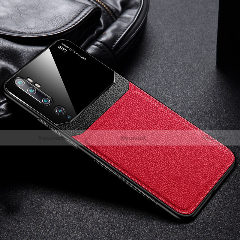 Ultra-thin Silicone Gel Soft Case 360 Degrees Cover C01 for Xiaomi Mi Note 10 Pro Red