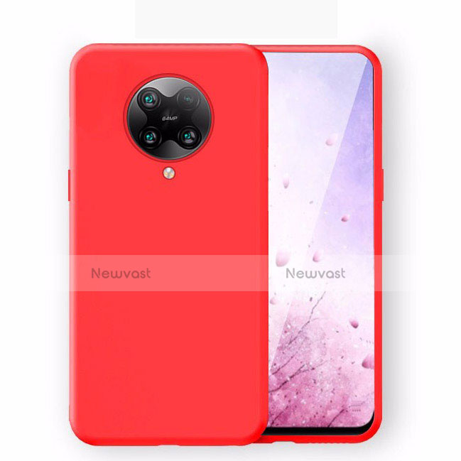 Ultra-thin Silicone Gel Soft Case 360 Degrees Cover C01 for Xiaomi Poco F2 Pro Red