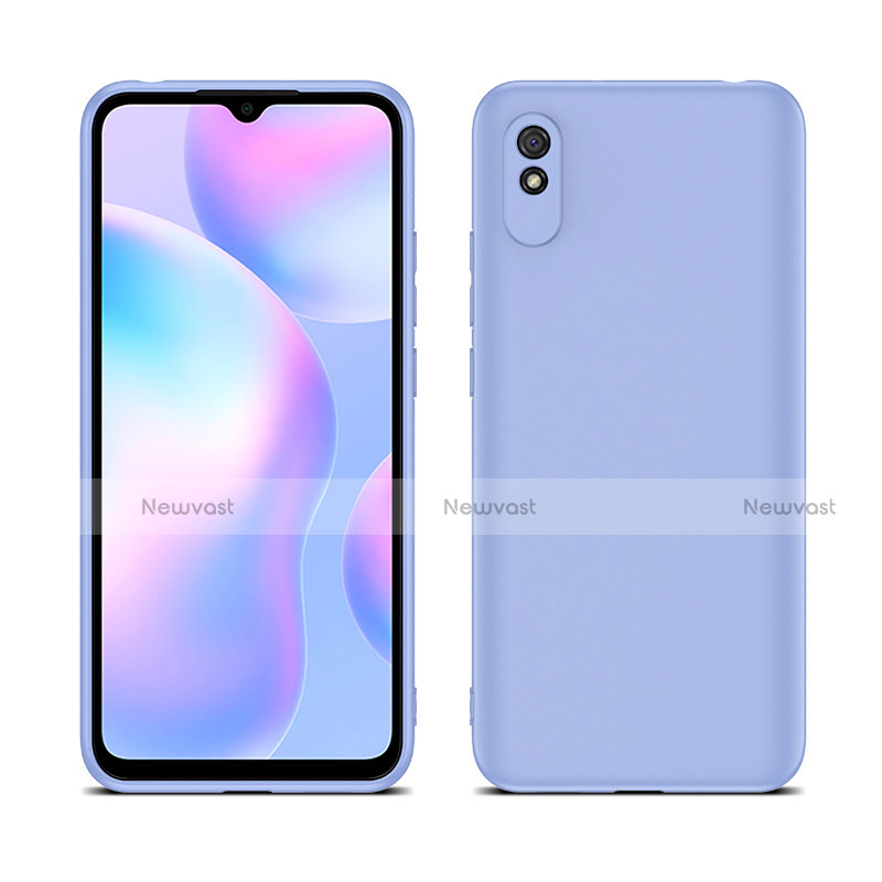 Ultra-thin Silicone Gel Soft Case 360 Degrees Cover C01 for Xiaomi Redmi 9AT Clove Purple