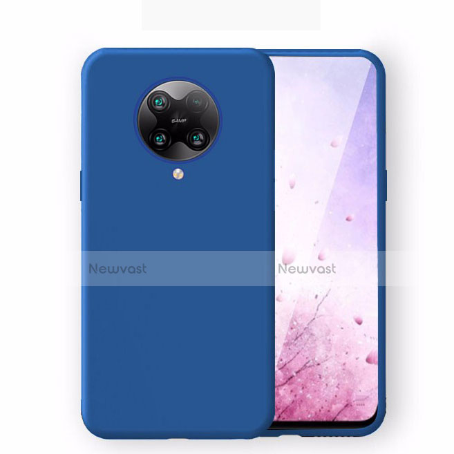 Ultra-thin Silicone Gel Soft Case 360 Degrees Cover C01 for Xiaomi Redmi K30 Pro 5G Blue