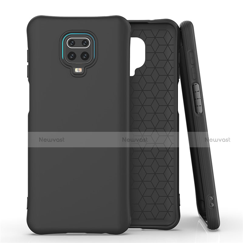 Ultra-thin Silicone Gel Soft Case 360 Degrees Cover C01 for Xiaomi Redmi Note 9 Pro Max Black