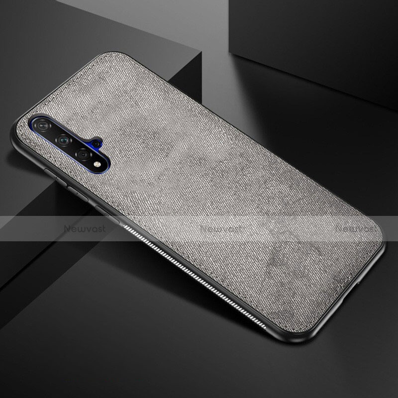 Ultra-thin Silicone Gel Soft Case 360 Degrees Cover C02 for Huawei Honor 20S Gray