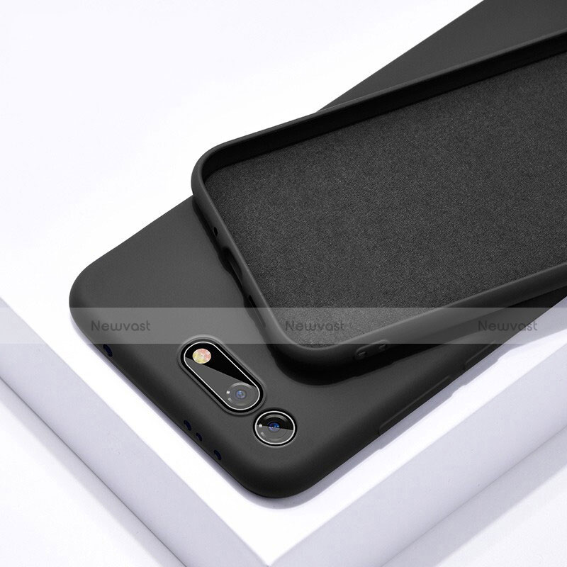 Ultra-thin Silicone Gel Soft Case 360 Degrees Cover C02 for Huawei Honor V20 Black