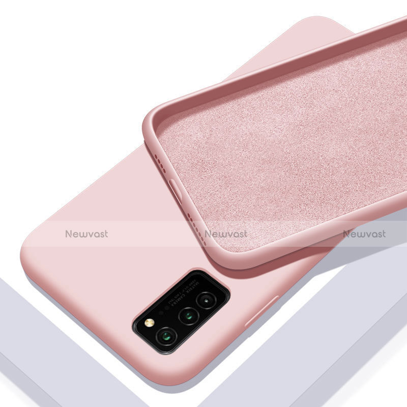 Ultra-thin Silicone Gel Soft Case 360 Degrees Cover C02 for Huawei Honor View 30 5G Pink