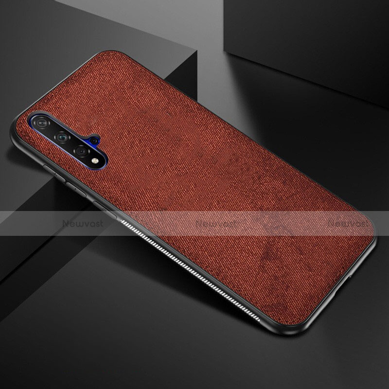 Ultra-thin Silicone Gel Soft Case 360 Degrees Cover C02 for Huawei Nova 5T Brown