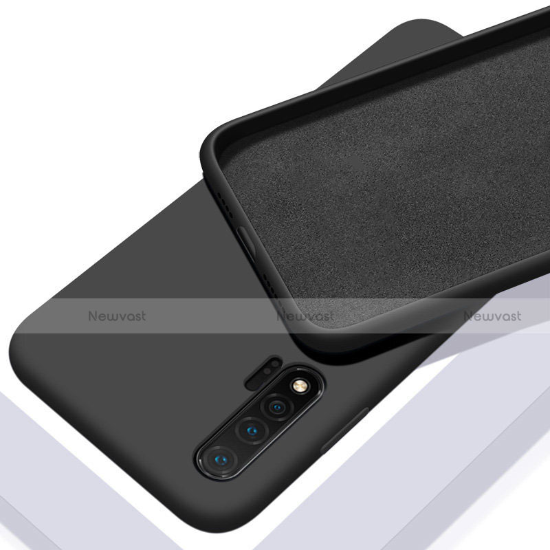 Ultra-thin Silicone Gel Soft Case 360 Degrees Cover C02 for Huawei Nova 6 5G Black