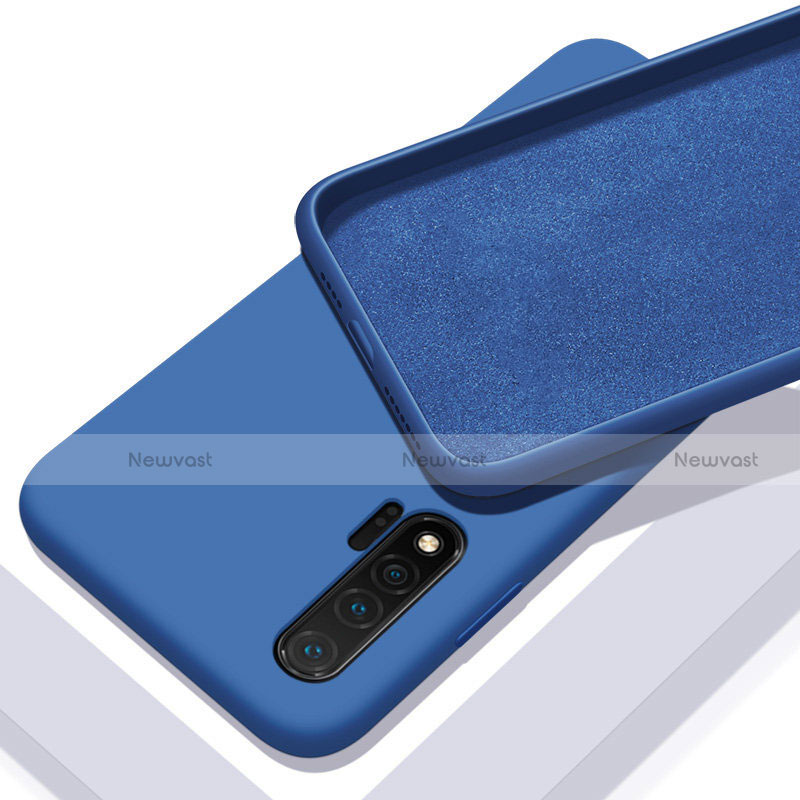 Ultra-thin Silicone Gel Soft Case 360 Degrees Cover C02 for Huawei Nova 6 5G Blue