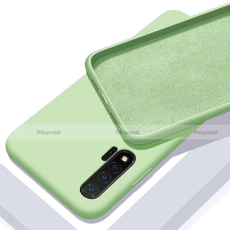 Ultra-thin Silicone Gel Soft Case 360 Degrees Cover C02 for Huawei Nova 6 5G Green