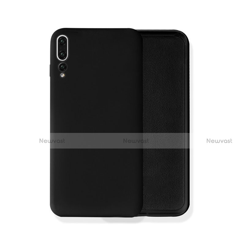 Ultra-thin Silicone Gel Soft Case 360 Degrees Cover C02 for Huawei P20 Pro Black