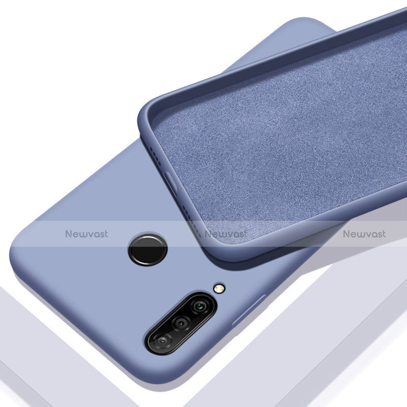 Ultra-thin Silicone Gel Soft Case 360 Degrees Cover C02 for Huawei P30 Lite New Edition Gray