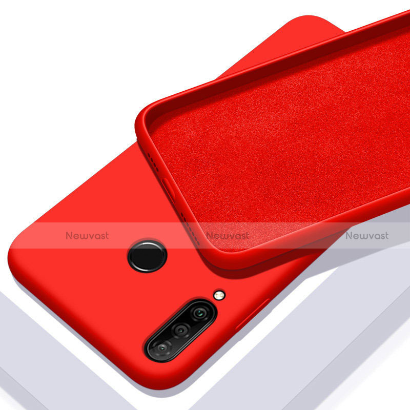 Ultra-thin Silicone Gel Soft Case 360 Degrees Cover C02 for Huawei P30 Lite Red