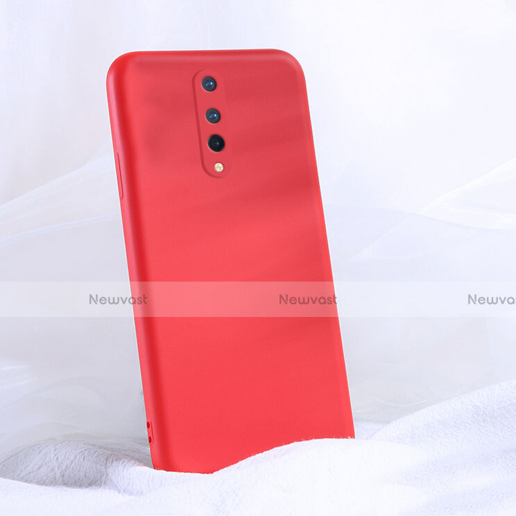 Ultra-thin Silicone Gel Soft Case 360 Degrees Cover C02 for OnePlus 8 Red