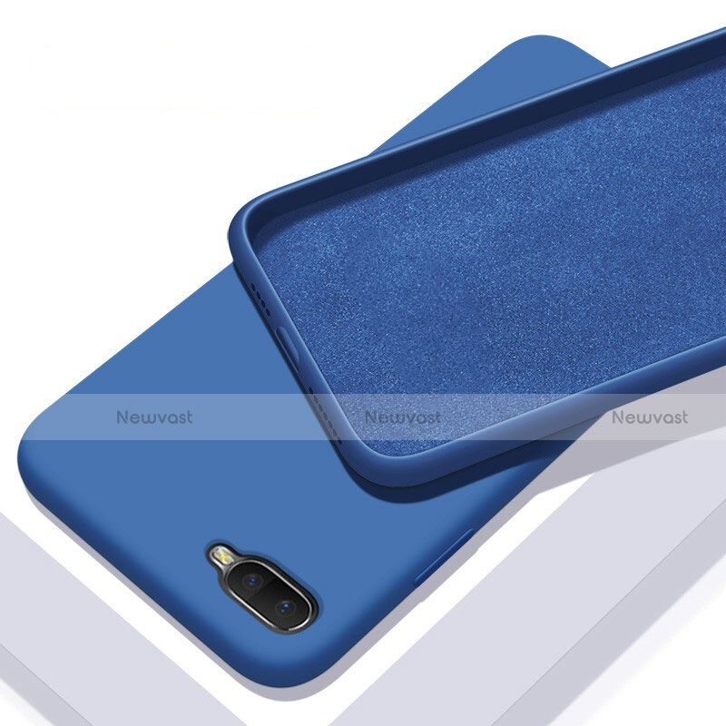 Ultra-thin Silicone Gel Soft Case 360 Degrees Cover C02 for Oppo R17 Neo Blue