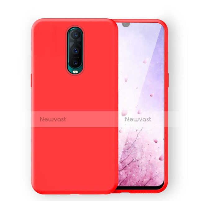 Ultra-thin Silicone Gel Soft Case 360 Degrees Cover C02 for Oppo R17 Pro Red