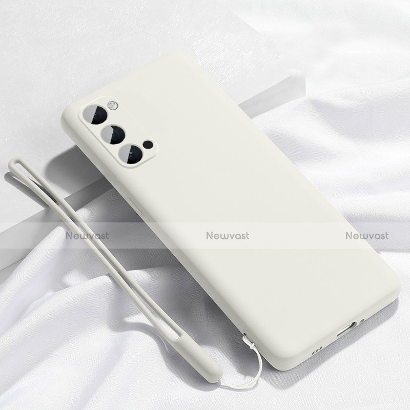 Ultra-thin Silicone Gel Soft Case 360 Degrees Cover C02 for Oppo Reno4 5G