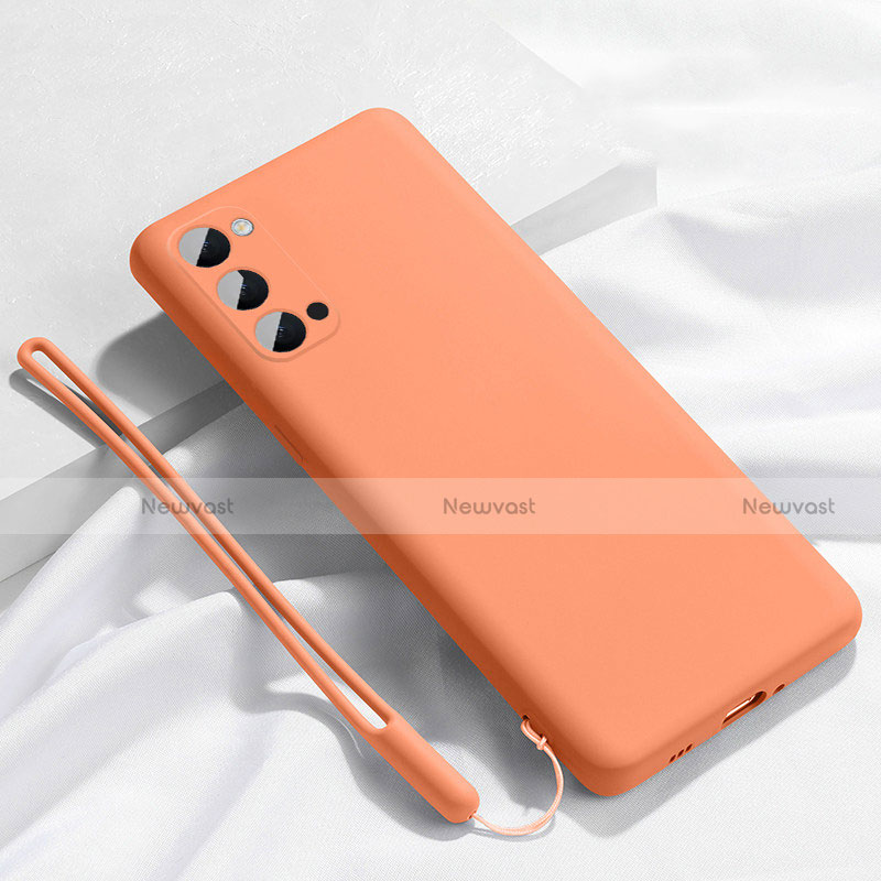 Ultra-thin Silicone Gel Soft Case 360 Degrees Cover C02 for Oppo Reno4 5G