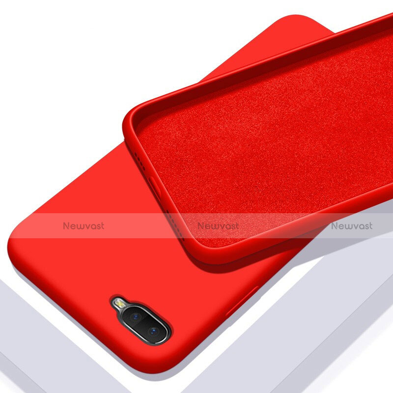 Ultra-thin Silicone Gel Soft Case 360 Degrees Cover C02 for Oppo RX17 Neo Red