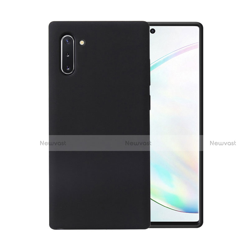 Ultra-thin Silicone Gel Soft Case 360 Degrees Cover C02 for Samsung Galaxy Note 10 Black