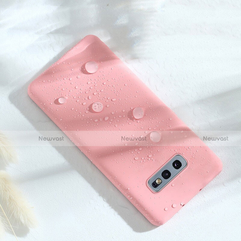 Ultra-thin Silicone Gel Soft Case 360 Degrees Cover C02 for Samsung Galaxy S10e Pink