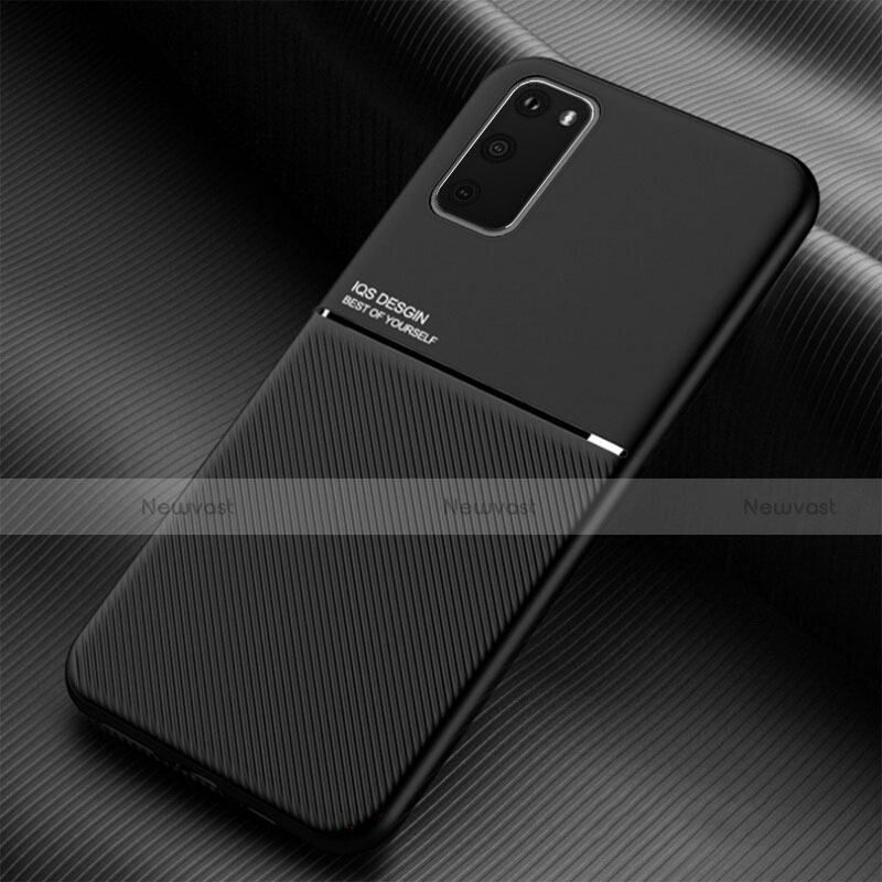 Ultra-thin Silicone Gel Soft Case 360 Degrees Cover C02 for Samsung Galaxy S20 5G Black