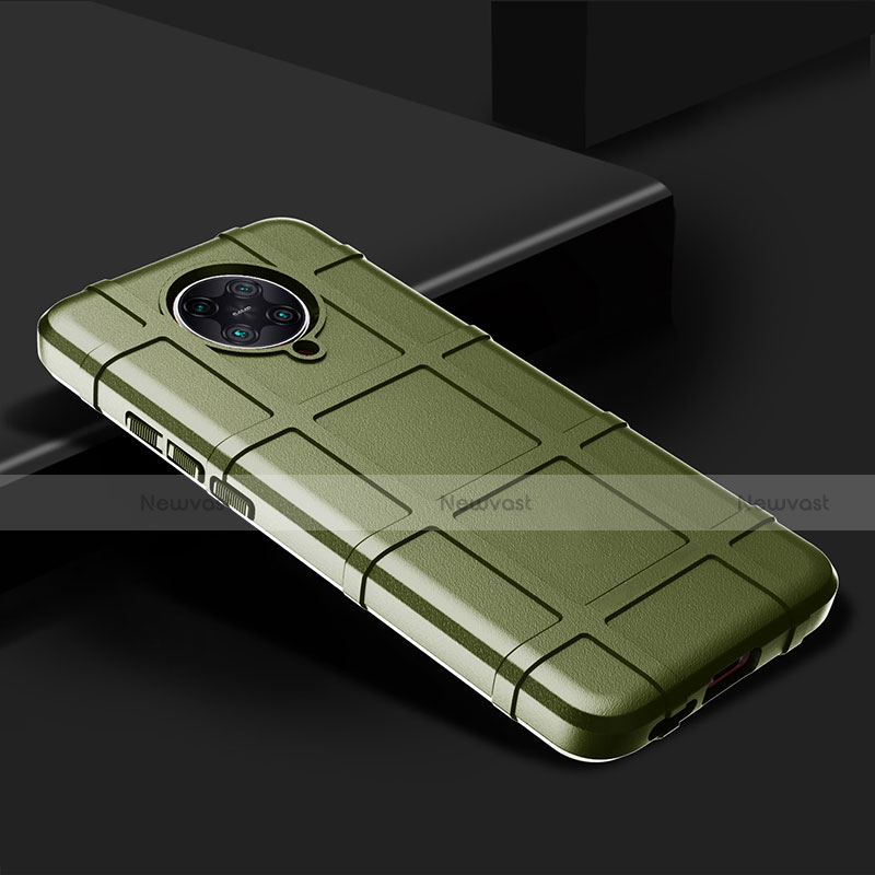 Ultra-thin Silicone Gel Soft Case 360 Degrees Cover C02 for Xiaomi Poco F2 Pro Green