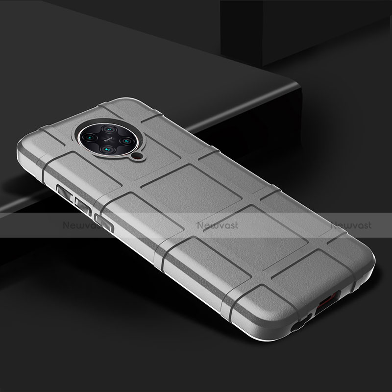 Ultra-thin Silicone Gel Soft Case 360 Degrees Cover C02 for Xiaomi Poco F2 Pro Silver