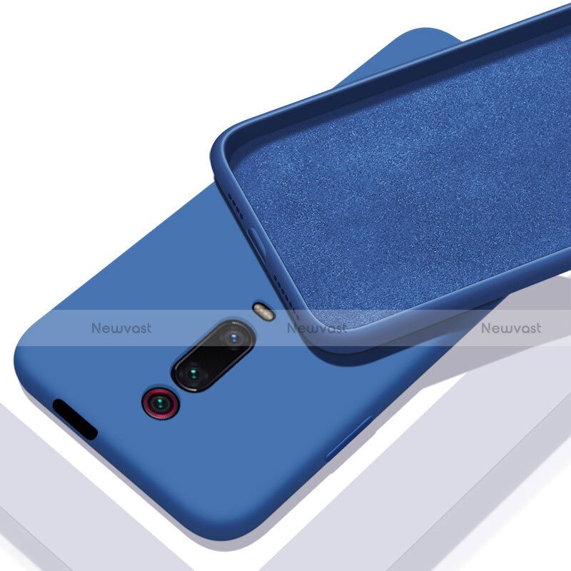 Ultra-thin Silicone Gel Soft Case 360 Degrees Cover C02 for Xiaomi Redmi K20 Blue