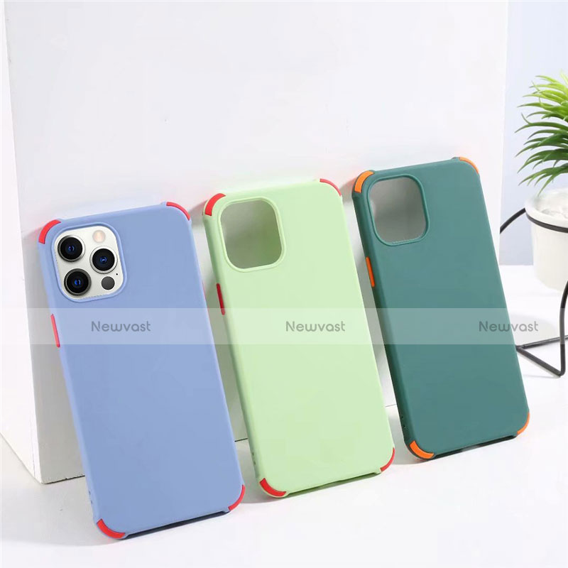 Ultra-thin Silicone Gel Soft Case 360 Degrees Cover C03 for Apple iPhone 12 Pro Max