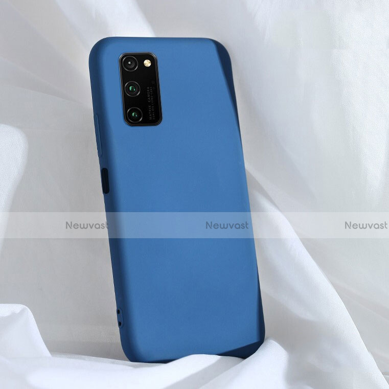 Ultra-thin Silicone Gel Soft Case 360 Degrees Cover C03 for Huawei Honor V30 5G Blue