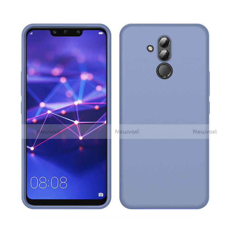 Ultra-thin Silicone Gel Soft Case 360 Degrees Cover C03 for Huawei Mate 20 Lite Purple