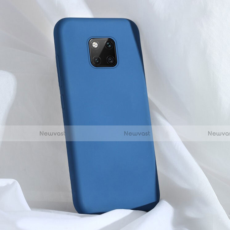 Ultra-thin Silicone Gel Soft Case 360 Degrees Cover C03 for Huawei Mate 20 Pro Blue