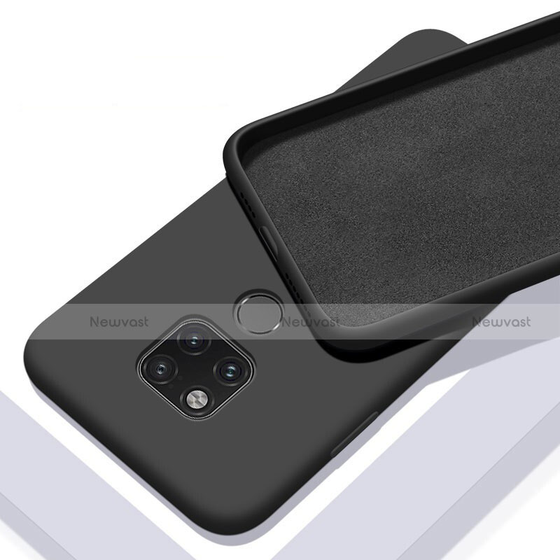 Ultra-thin Silicone Gel Soft Case 360 Degrees Cover C03 for Huawei Mate 20 X 5G Black