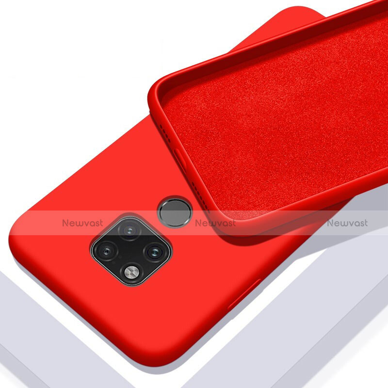 Ultra-thin Silicone Gel Soft Case 360 Degrees Cover C03 for Huawei Mate 20 X 5G Red