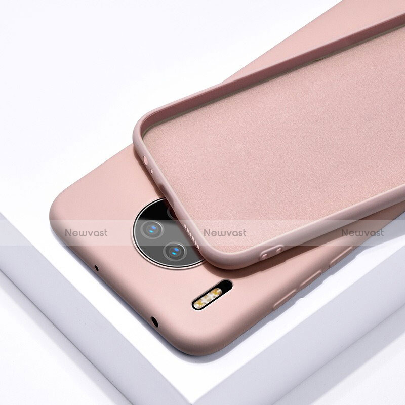 Ultra-thin Silicone Gel Soft Case 360 Degrees Cover C03 for Huawei Mate 30 Pro 5G Pink