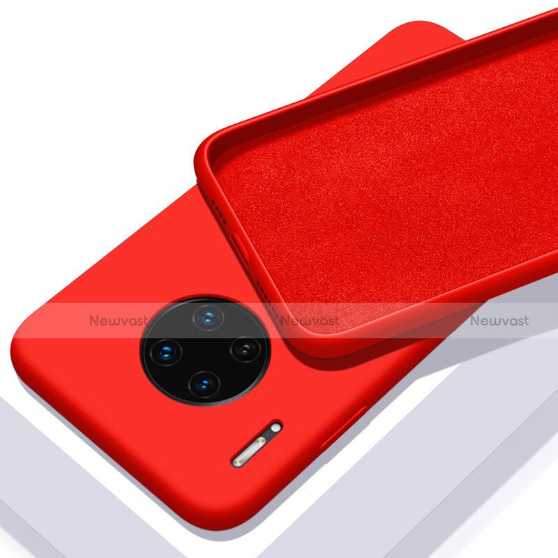 Ultra-thin Silicone Gel Soft Case 360 Degrees Cover C03 for Huawei Mate 30 Pro 5G Red