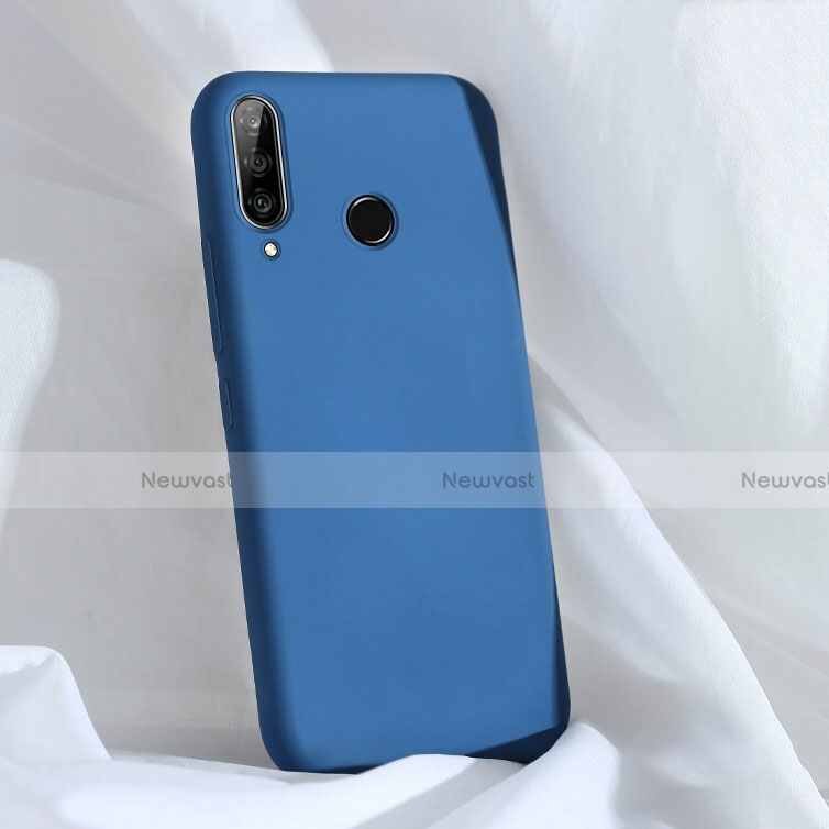 Ultra-thin Silicone Gel Soft Case 360 Degrees Cover C03 for Huawei Nova 4e Blue